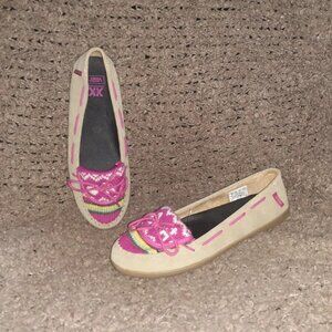 VANS X KROCHET KIDS-Alpaca-Slip On-Camel #VN0UDL8NS-Sz 7-NWOB